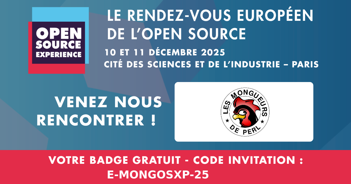 Mongueurs de Perl a OSXP2025